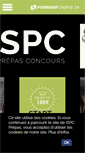 Mobile Screenshot of ispc-prepas.com